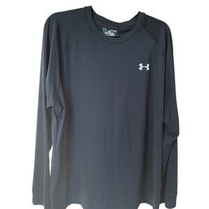 Under Armour Men's Long Sleeve Black T-Shirt Size XL